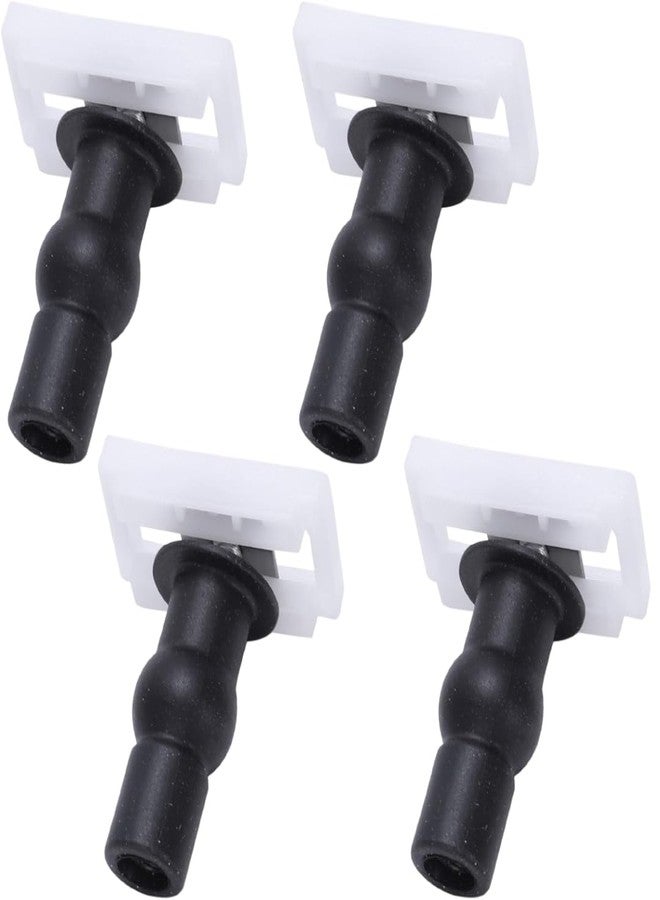 DEEGAA MART براغي تثبيت مقعد المرحاض من ديجا مارت مع غسالة مطاطية، إغلاق هيدروليكي ناعم، براغي توسيع مصنوعة من المطاط، مجموعة تركيب مقعد المرحاض العالمية (عبوة من قطعتين) (مقاس 40) - Image 1